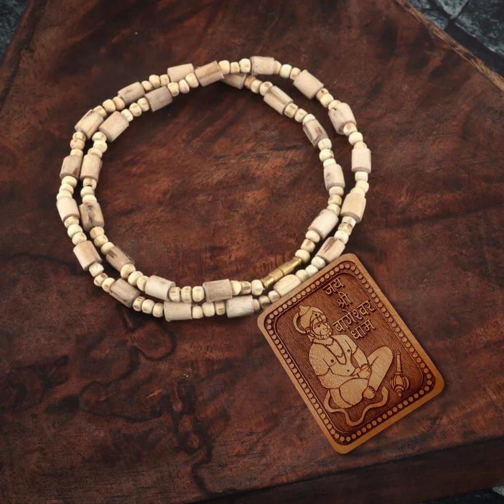 Tulsi Mala With Wooden Hanumanji Locket